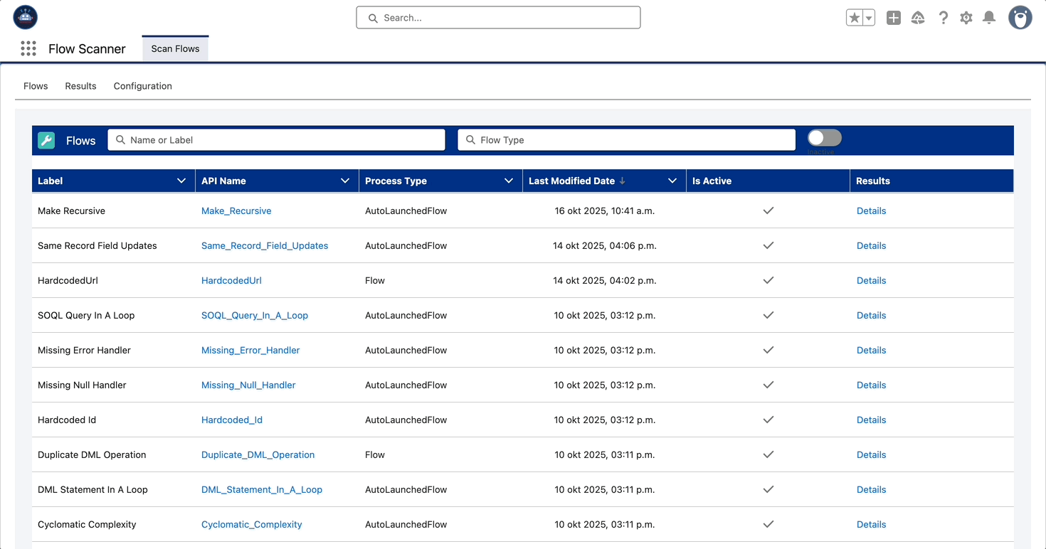 Lightning Flow Scanner Demo